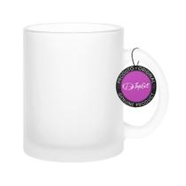 Caneca de Vidro com Efeito Fosco 340 ml Sicília TopGet Caneca de Vidro com Efeito Fosco 340 ml Sicília TopGet
