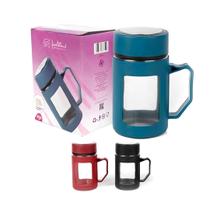 Caneca de Vidro com Tampa 480ml - Ref UCO113 Caneca de Vidro com Tampa 480ml - Ref UCO113