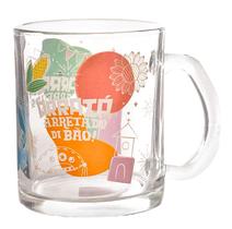 Caneca de Vidro Decorada Festa Junina de 320 ML Caneca de Vidro Decorada Festa Junina de 320 ML