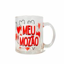 Caneca De Vidro Decorada Presente Dia Dos Namorados Mães Resistente 330Ml - Fwb