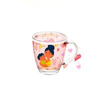 Caneca de Vidro Dia das Mães Personalizada 380ml Presente Especial com Alça Resistente GXM Caneca de Vidro Dia das Mães Personalizada 380ml Presente Especial com Alça Resistente GXM