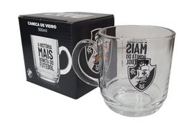 Caneca de Vidro do Vasco 300mL Presente de Vascaíno Oficial Caneca de Vidro do Vasco 300mL Presente de Vascaíno Oficial
