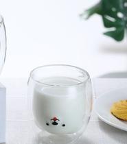 Caneca de Vidro Dupla Camada Wokex - Ursinho Criativo 300ml