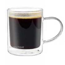 Caneca de Vidro Duplo 320ml p/ Café Chá - Ami