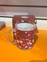 Caneca de Vidro Estampada