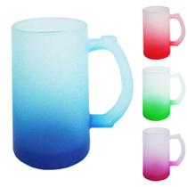 Caneca De Vidro Fosco Colors 500Ml - 20 COMERCIAL Caneca De Vidro Fosco Colors 500Ml - 20 COMERCIAL