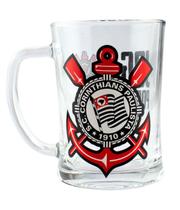 Caneca De Vidro Gigante 650ml time Corinthians Timão Oficial Caneca De Vidro Gigante 650ml time Corinthians Timão Oficial