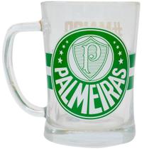 Caneca De Vidro Gigante 660ml - Palmeiras - Mileno