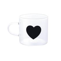 Caneca De Vidro Heart 125Ml - LYOR