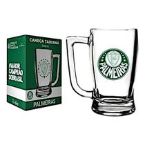 Caneca De Vidro Palmeiras 340ml Oficial Taberna Chop Cerveja