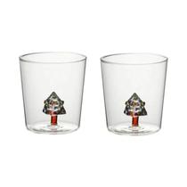 Caneca De Vidro Para Café Com Design De Árvore De Natal, Resistente Ao Calor, Para Meninas, Conjunto