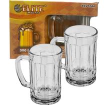 Caneca De Vidro Para Chopp Cerveja 300 ML - Elite