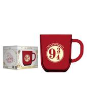 Caneca De Vidro Prime Harry Potter Elementos 300 ML - Plataforma 9 ¾ - Allmix