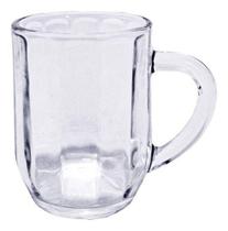 Caneca De Vidro Relevo 300ml - Oem