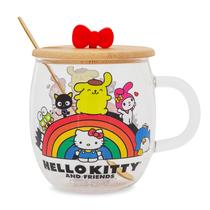Caneca de vidro Silver Buffalo Sanrio Hello Kitty & Friends 500ml