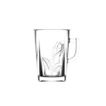Caneca de Vidro Textura Borboleta Plasvale 250ml