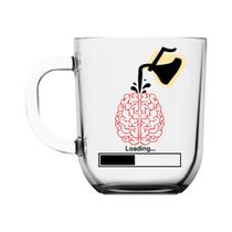 Caneca de Vidro Toronto Decorada Café - 300ml