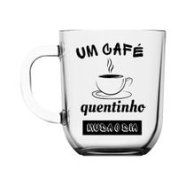 Caneca de Vidro Toronto Decorada Café - 300ml Caneca de Vidro Toronto Decorada Café - 300ml