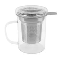 Caneca De Vidro Tramontina Com Infusor Em Aço Inox De Chá 350ml 61762040