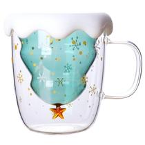 Caneca de vidro Wokex Christmas Tree Starry Sky 350ml