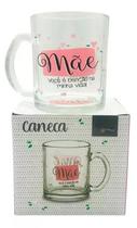 Caneca De Vidro Xícara Café Personalizada Dia Das Mãe