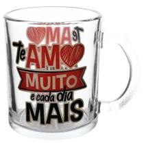 Caneca De Vidro Xícara Café Personalizada Dia Das Mãe