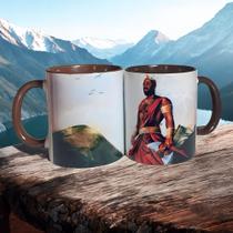 Caneca de Xangô Umbanda 325ml Porcelana