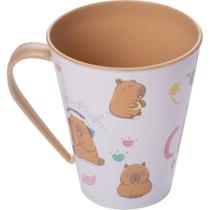 Caneca Decorada Capivara 360 ml Plasútil