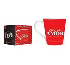 Caneca Decorada Eu Te Amo 290ml Porcelana Presente Criativo