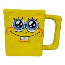 Caneca Decorativa Bob Esponja Porcelana Decoração Presente