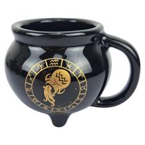 Caneca Decorativa Caldeirão Horóscopo Signo Aquário Café Chá