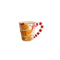 Caneca decorativa de natal biscoito menina Caneca decorativa de natal biscoito menina
