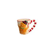 Caneca decorativa de natal biscoito menino Caneca decorativa de natal biscoito menino