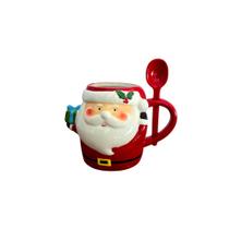 Caneca decorativa de natal - noel - colher - cerâmica Caneca decorativa de natal - noel - colher - cerâmica