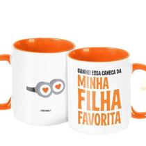 Caneca Decorativa Divertida - Ganhei Minha Filha Favorita