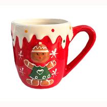 Caneca Decorativa Natalina em Cerâmica Ginger 320ml MP1801 Caneca Decorativa Natalina em Cerâmica Ginger 320ml MP1801