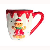 Caneca Decorativa Natalina em Cerâmica Ginger 320ml MP943 Caneca Decorativa Natalina em Cerâmica Ginger 320ml MP943