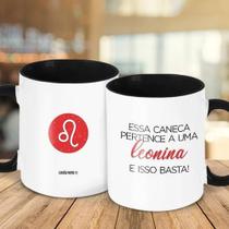 Caneca Decorativa - Pertence Uma Leonina E Isso Basta