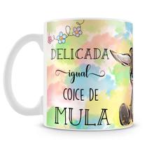 Caneca Delicada Igual Coice de Mula - Cerâmica de Alta Qualidade, 325 ml Caneca Delicada Igual Coice de Mula - Cerâmica de Alta Qualidade, 325 ml