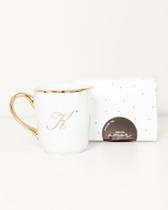 Caneca Detalhe Dourada Iniciais Nome Todas Letras Alfabeto Caneca Detalhe Dourada Iniciais Nome Todas Letras Alfabeto