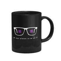 Caneca Dev C sharp Glass preta Caneca Dev C sharp Glass preta