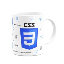 Caneca Dev CSS 3 - Branca Caneca Dev CSS 3 - Branca