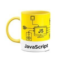 Caneca Dev - JS JavaScript B-yellow Caneca Dev - JS JavaScript B-yellow