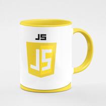 Caneca Dev Js JavaScript - B-yellow Caneca Dev Js JavaScript - B-yellow
