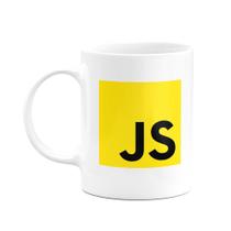 Caneca Dev Js JavaScript Branca - JPS INFO