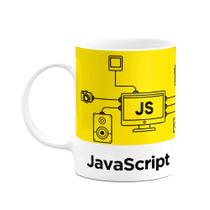 Caneca Dev Js JavaScript Branca