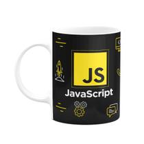 Caneca Dev - New Mug JavaScript JS - B-dark - JPS INFO