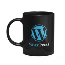 Caneca Dev Programador - WordPress - 325ml Preta