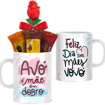 Caneca Dia das Mães com Chocolates Modelo 3 Borússia Chocolates