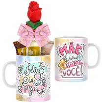 Caneca Dia das Mães com Chocolates Modelo 4 Borússia Chocolates